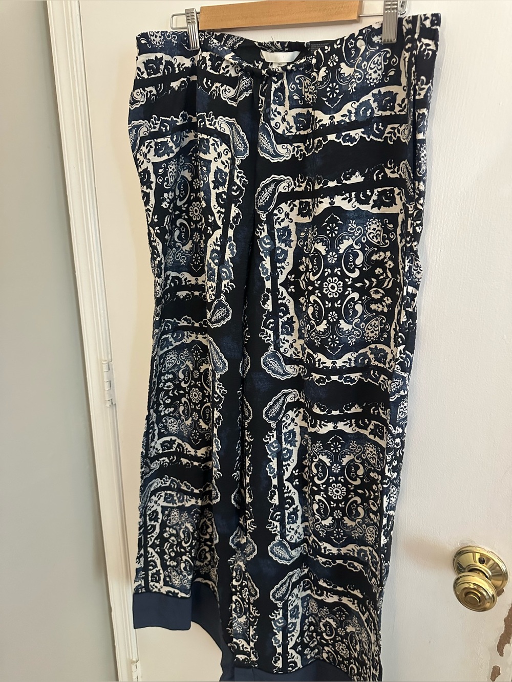H&M Blue Patterned Pants - Beach Pants
